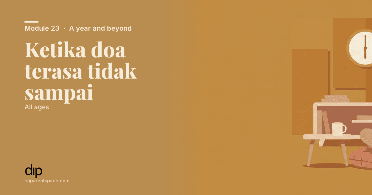 Ketika doa terasa tidak sampai