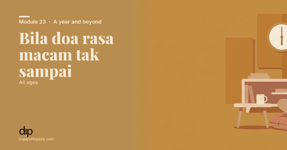 Bila doa rasa macam tak sampai