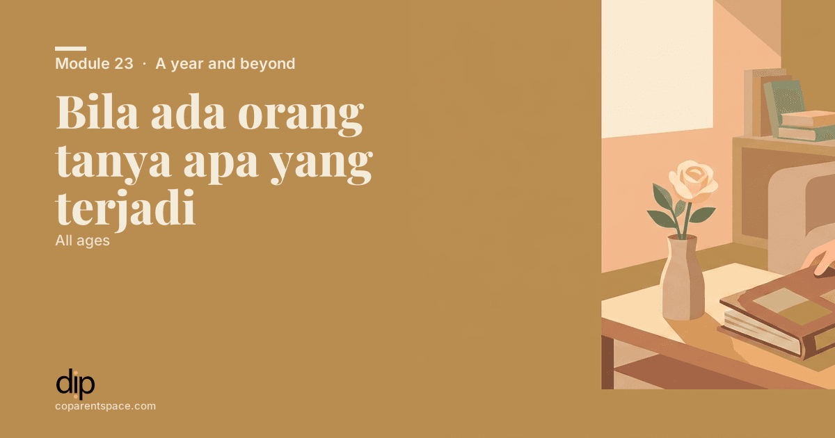 Bila ada orang tanya apa yang terjadi