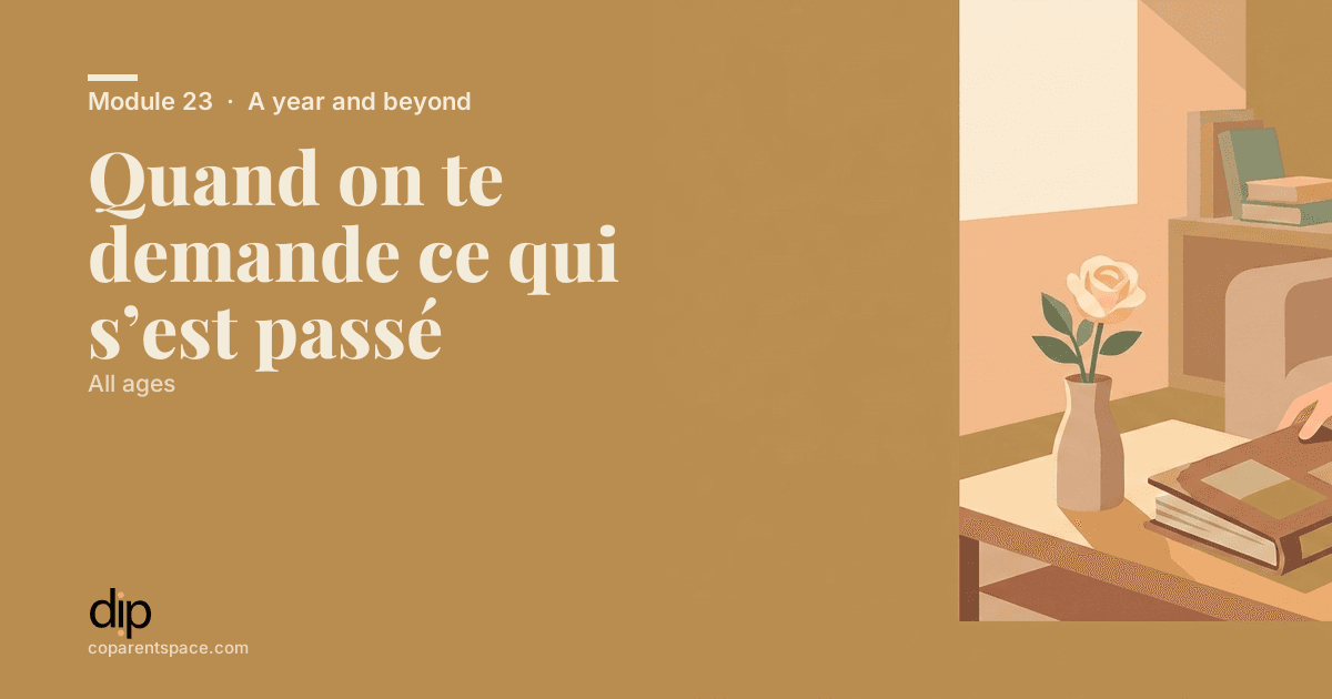Quand on te demande ce qui s’est passé