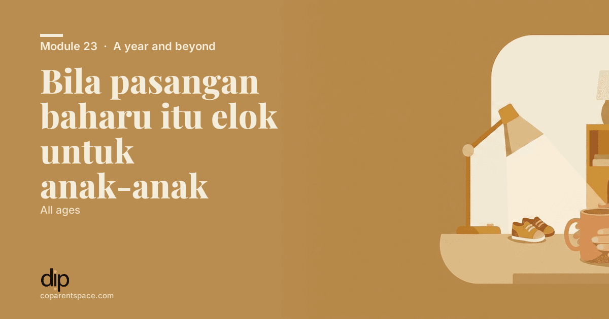 Bila pasangan baharu itu elok untuk anak-anak