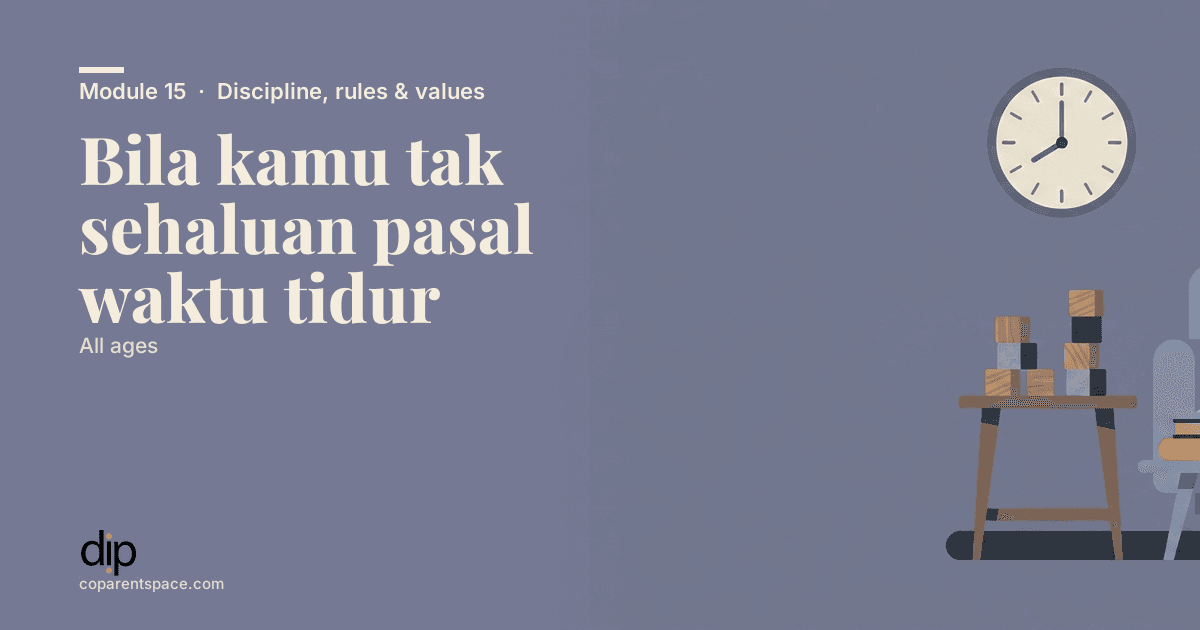 Bila kamu tak sehaluan pasal waktu tidur