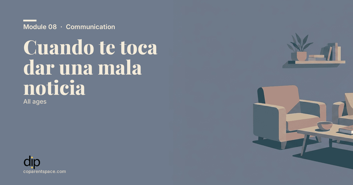 Cuando te toca dar una mala noticia