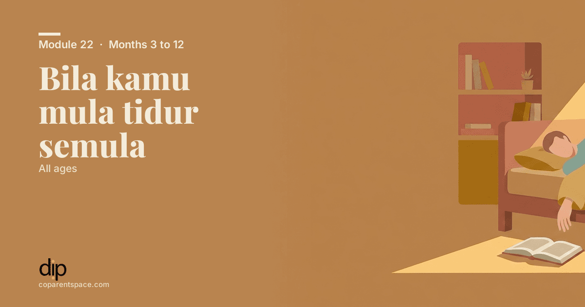 Bila kamu mula tidur semula