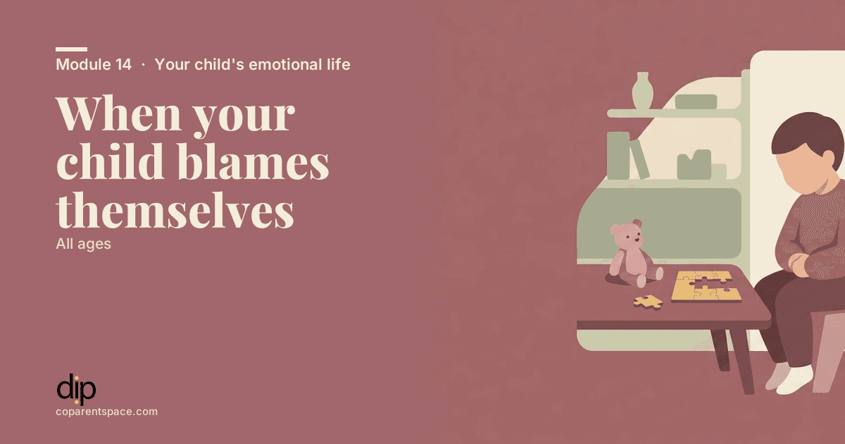 When your child blames themselves
