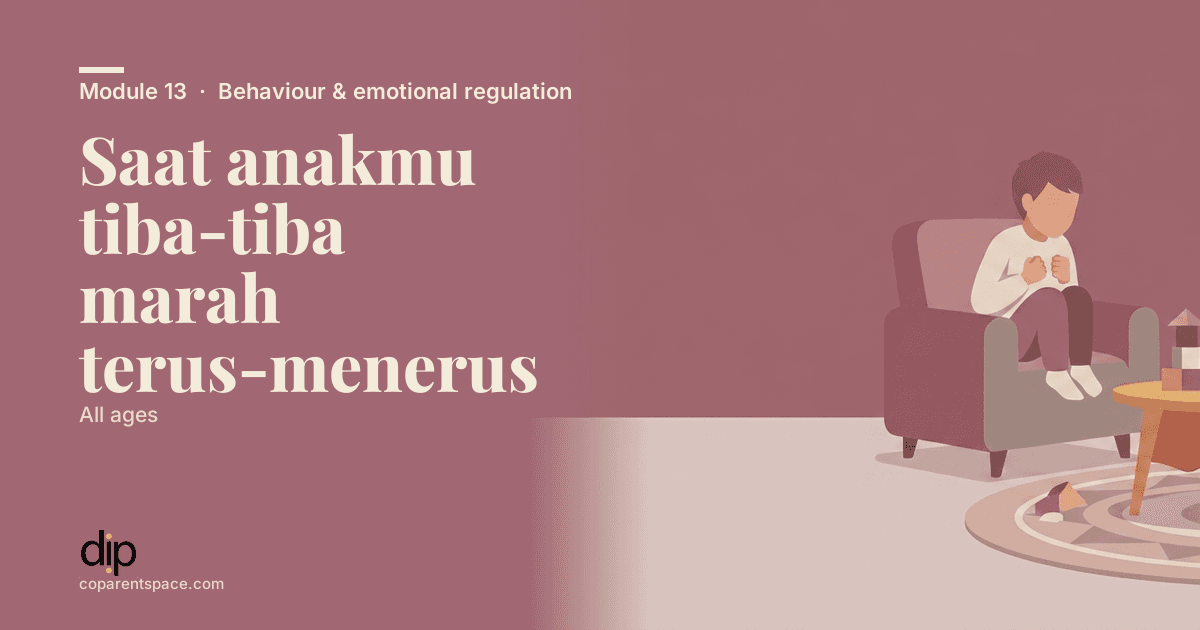 Saat anakmu tiba-tiba marah terus-menerus