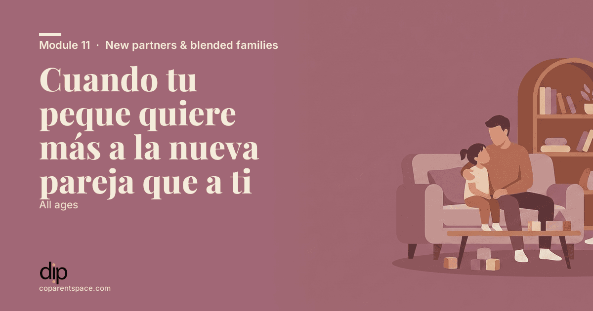 Cuando tu peque quiere más a la nueva pareja que a ti