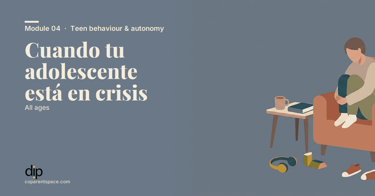 Cuando tu adolescente está en crisis