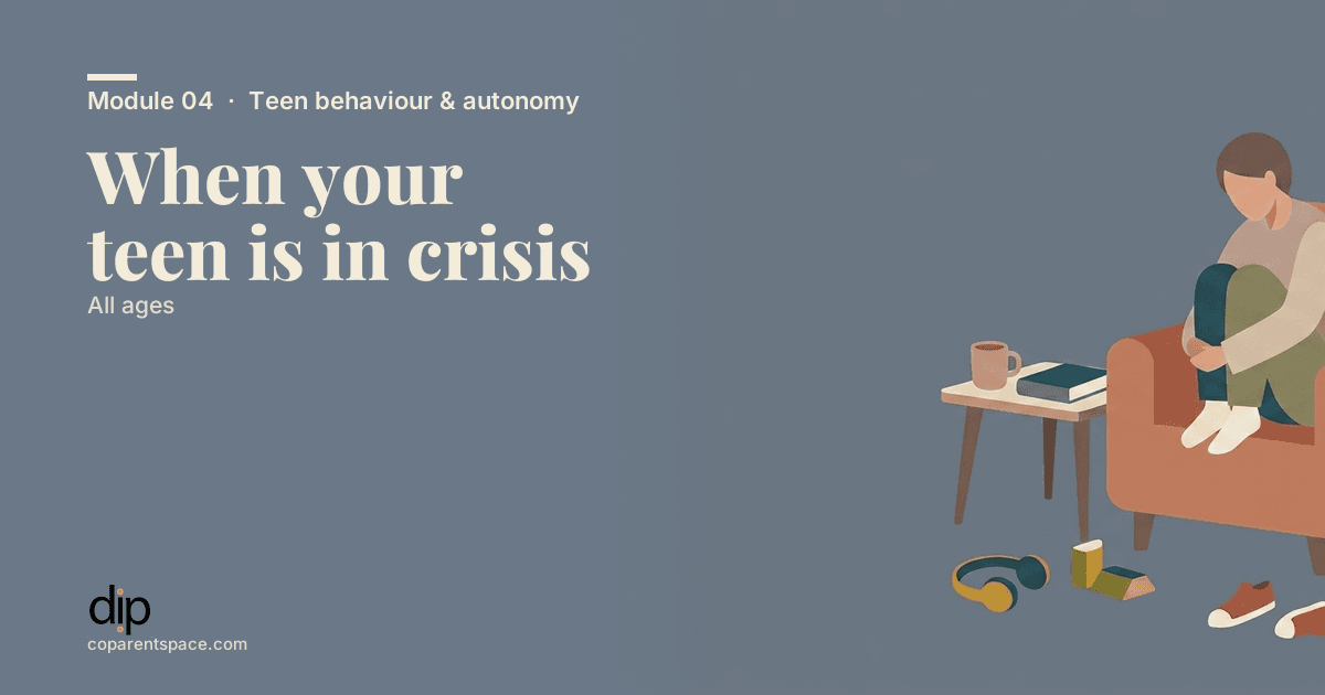 When your teen is in crisis