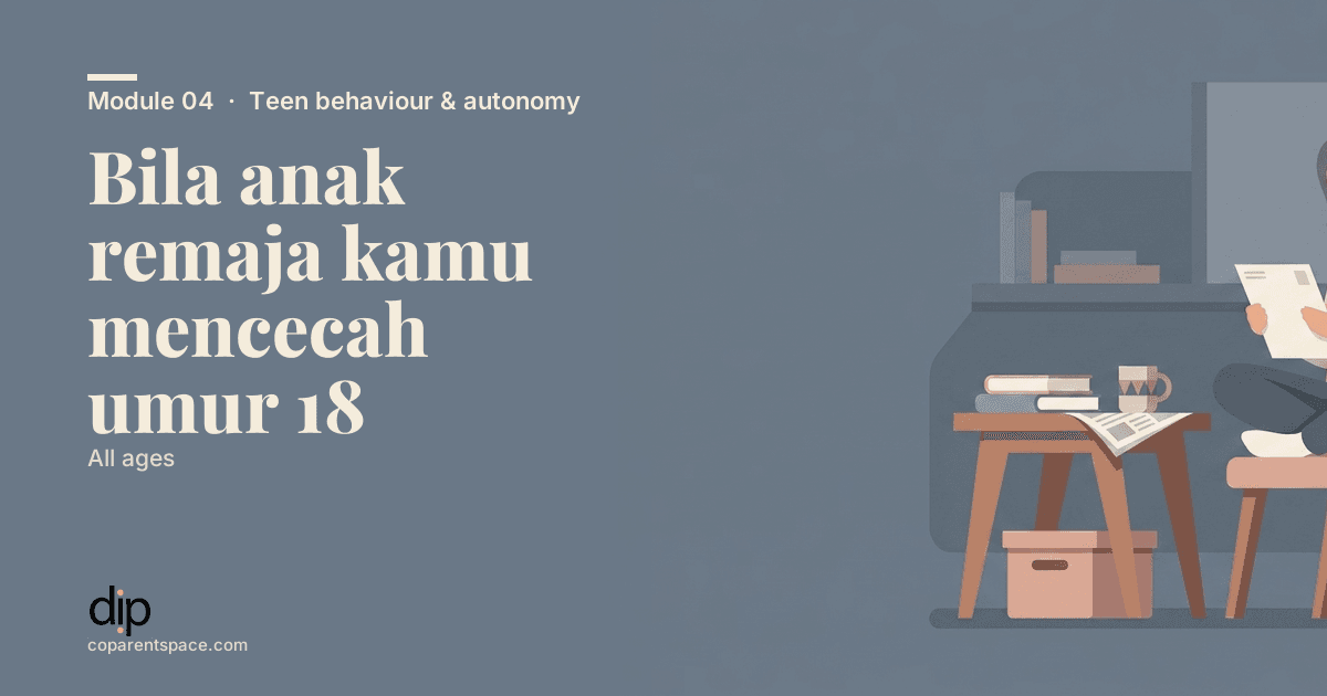 Bila anak remaja kamu mencecah umur 18
