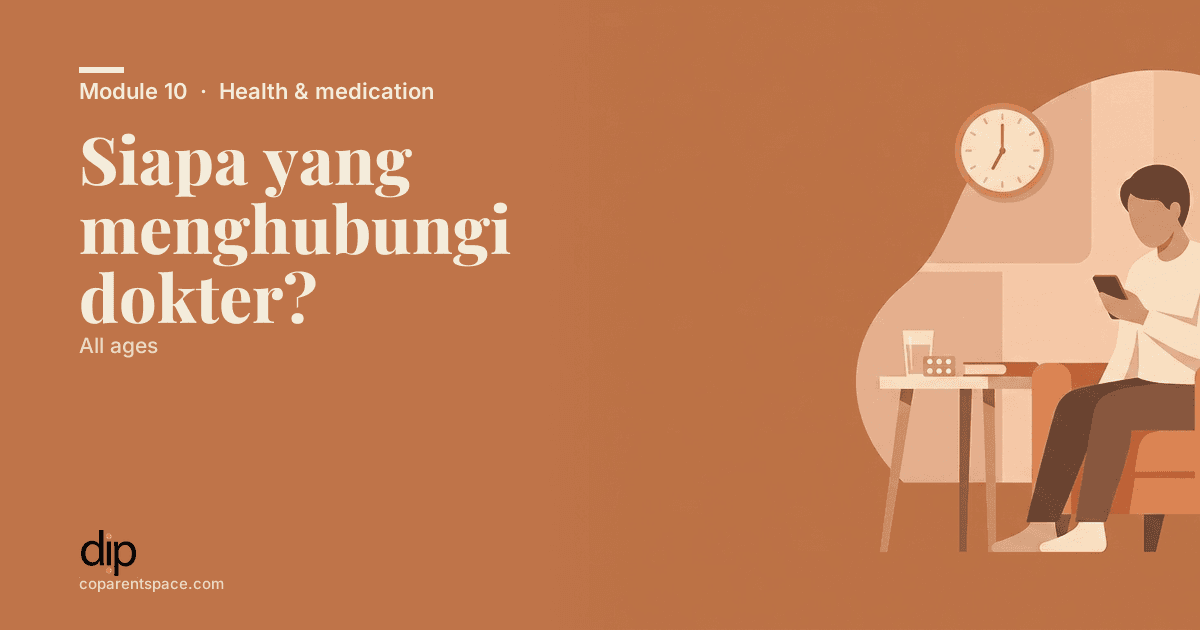 Siapa yang menghubungi dokter?