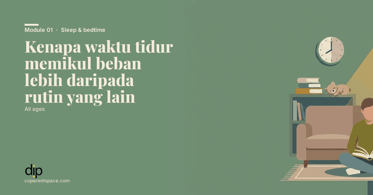 Kenapa waktu tidur memikul beban lebih daripada rutin yang lain