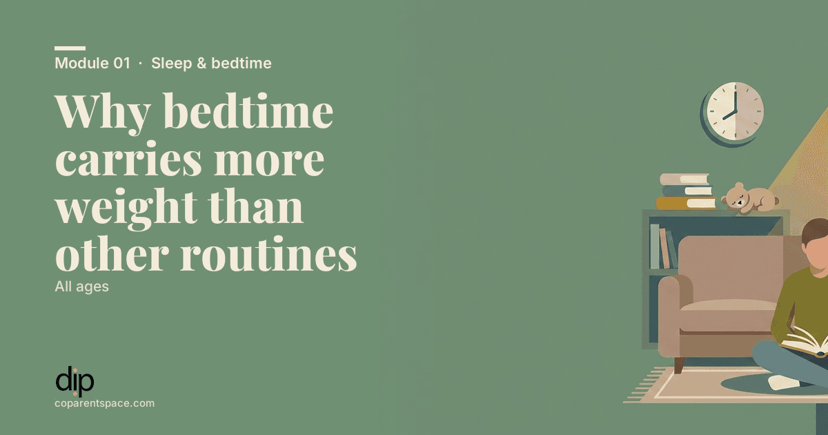 Why bedtime carries more weight than other routines