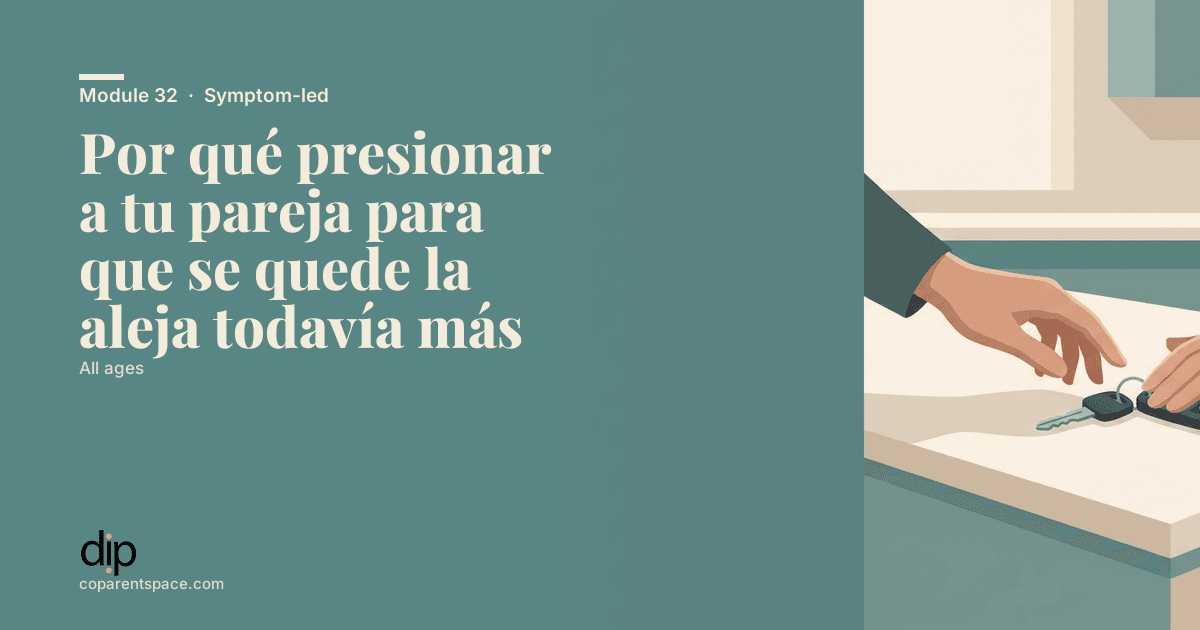Por qué presionar a tu pareja para que se quede la aleja todavía más