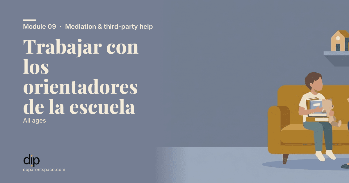 Trabajar con los orientadores de la escuela