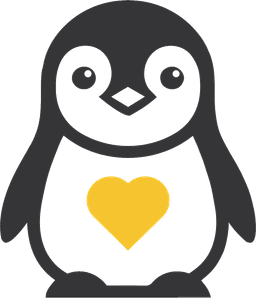 dip penguin chick mascot