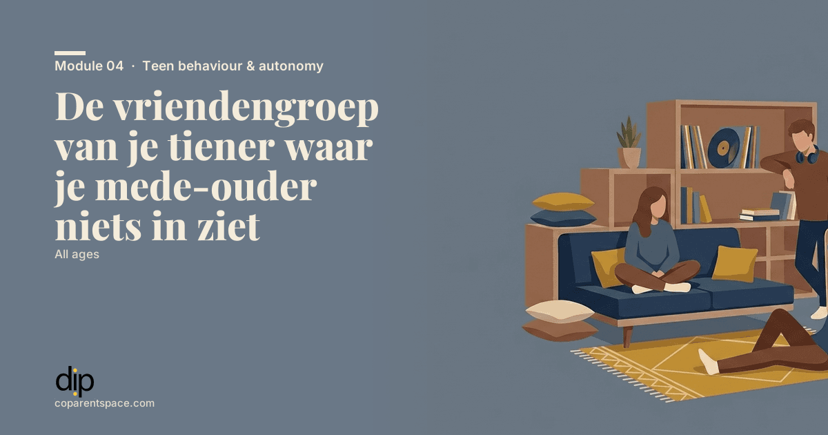 De vriendengroep van je tiener waar je mede-ouder niets in ziet
